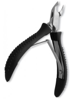 Cuticle Nipper, Double Spring. Plastic Grip