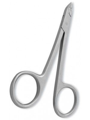 Cuticle Nipper, Scissor Handle. Mirror Finish